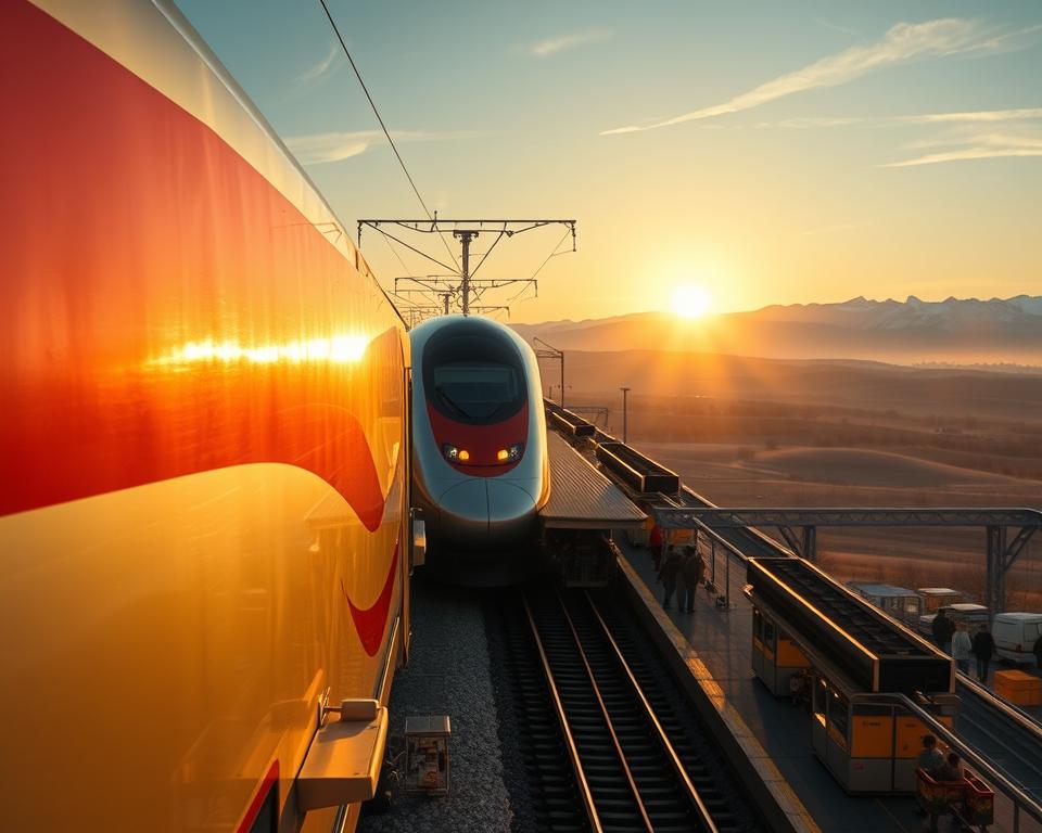 China to Europe freight train